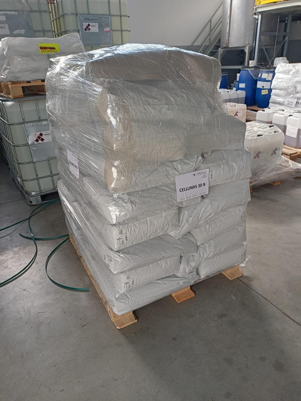 Close-up of Carboxymethyl Cellulose (CMC) powder