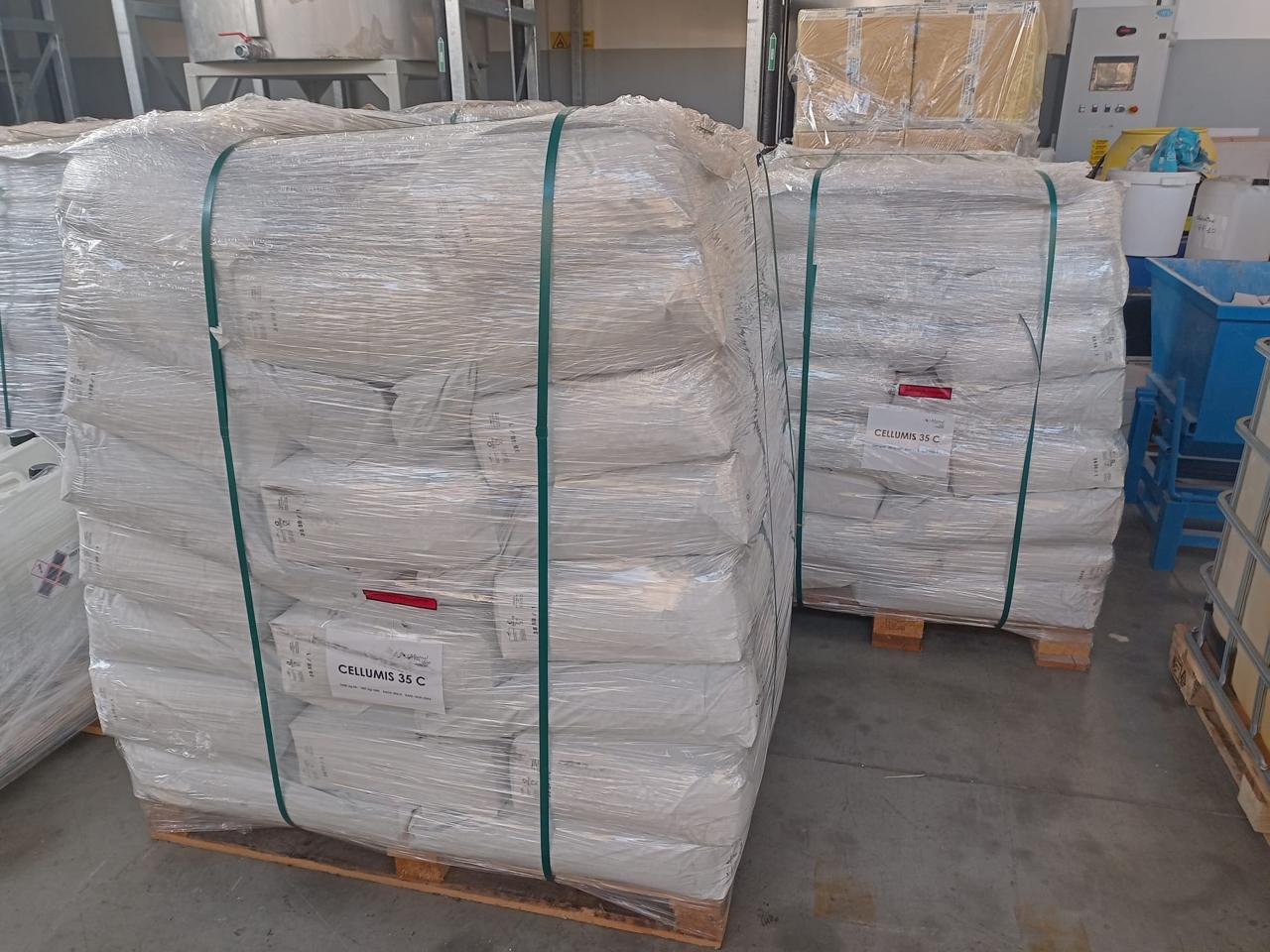 Close-up of Carboxymethyl Cellulose (CMC) powder